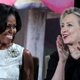 Michelle Obama and Hillary Clinton (Alex Wong/Getty Images)
